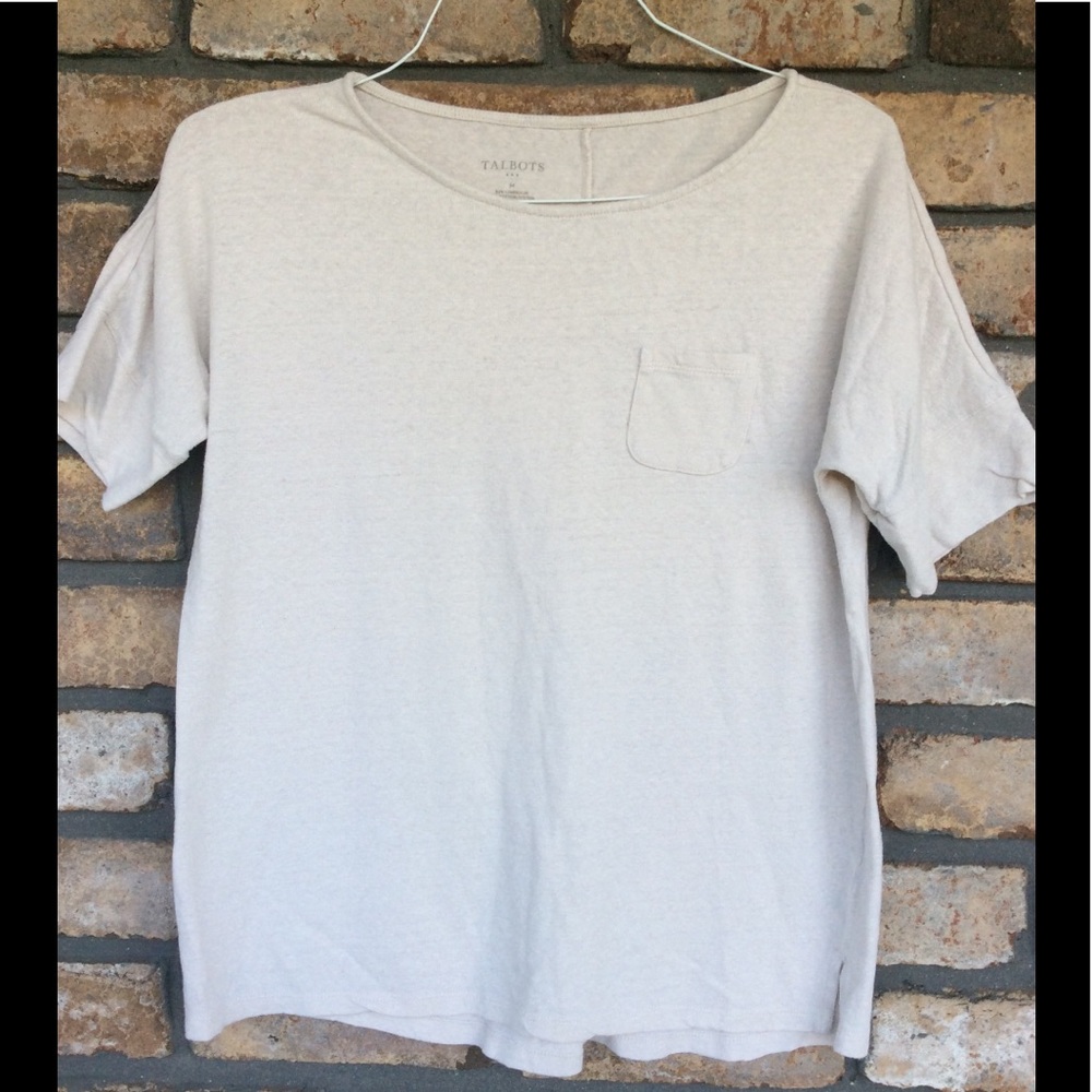 ❌FINAL PRICE❌ Talbots Linen Blend Top